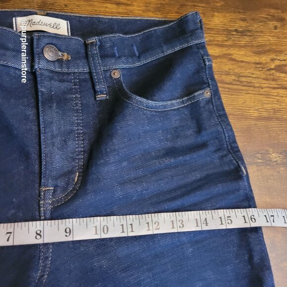 Madewell Jeans Size 28 Skinny 9" Woodland Wash MA938 Tummy Control Stretch - Picture 9 of 12